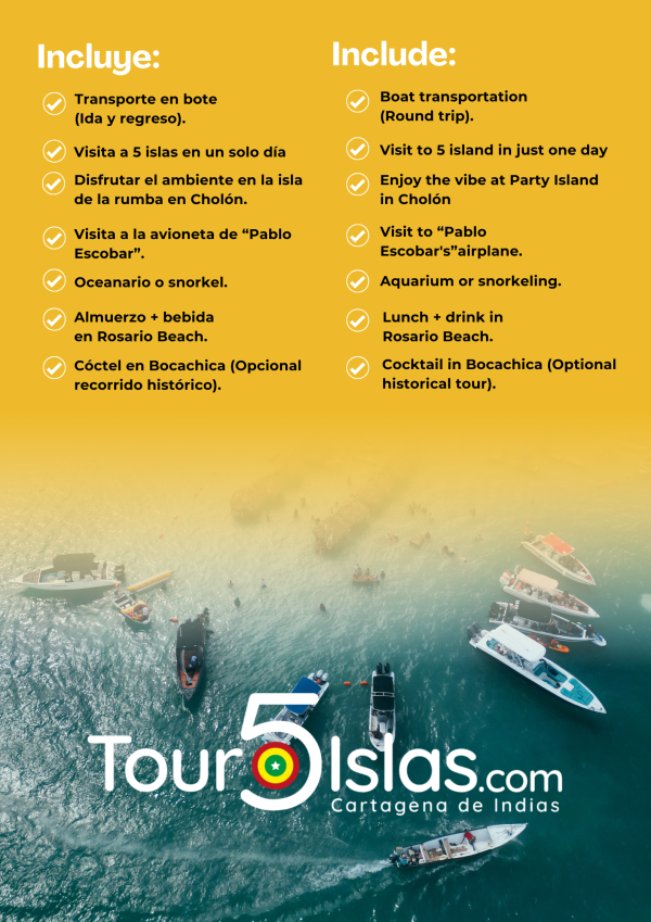 Tour 5 islas Cartagena (Niños de 4 a 7 años) - Imagen 11